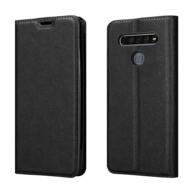 LG K61 Suojakuori Lompakkokotelo (Musta)
