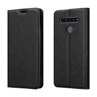 LG K61 Suojakuori Lompakkokotelo (Musta)