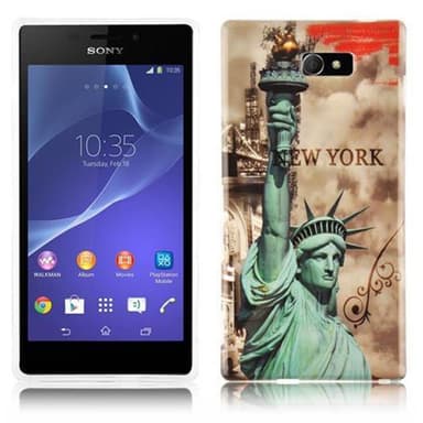 Sony Xperia M2 / M2 AQUA Suojakuori Cover (Ruskea)