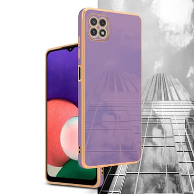 Samsung Galaxy A22 5G Suojakuori Cover (Violetti)