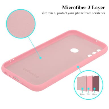 Honor 9A Suojakuori Kotelo Case (Vaaleanpunainen)