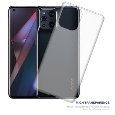 Oppo FIND X3 PRO Suojakuori Kotelo (Läpinäkyvä)