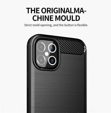 Suojakuori iPhone 12 PRO MAX Kotelo (Musta)