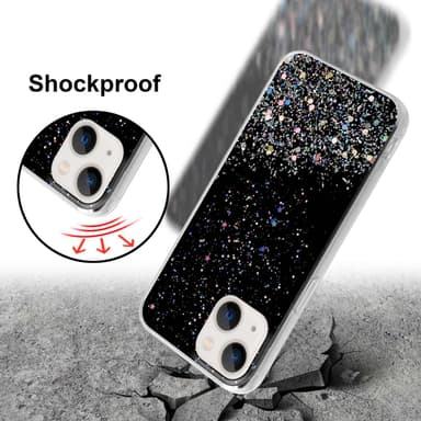 iPhone 14 PLUS Suojakuori Kotelo (Musta)