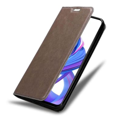 Honor 9X Suojakuori Lompakkokotelo (Ruskea)