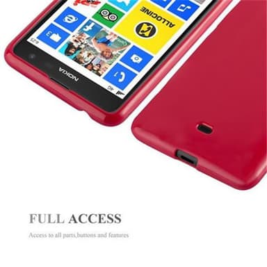 Nokia Lumia 625 Suojakuori Kotelo (Punainen)