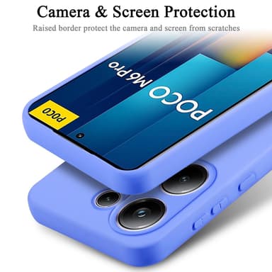 Xiaomi Poco M6 Pro Suojakuori Kotelo (Violetti)
