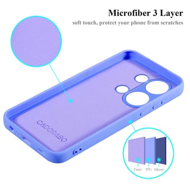 Xiaomi Poco M6 Pro Suojakuori Kotelo (Violetti)