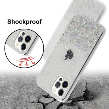 iPhone 12 PRO MAX Suojakuori Kotelo (Läpinäkyvä)