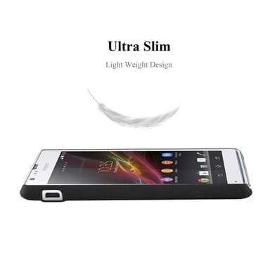 Sony Xperia SP Suojakuori Kotelo Case (Musta)