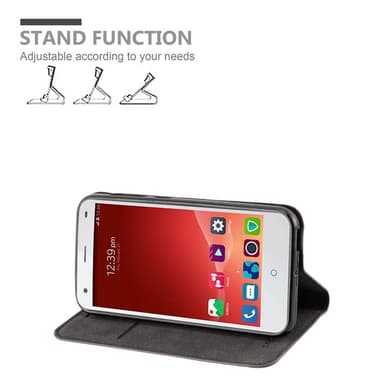 ZTE Blade S6 Suojakuori Lompakkokotelo (Ruskea)