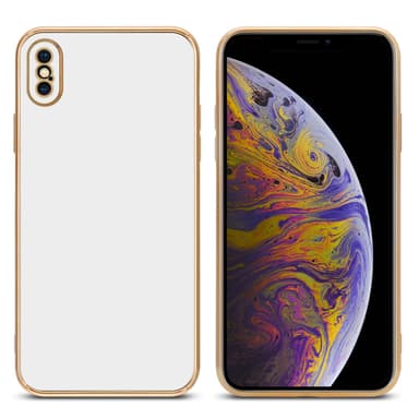 iPhone XS MAX Suojakuori Case Cover (Valkoinen)