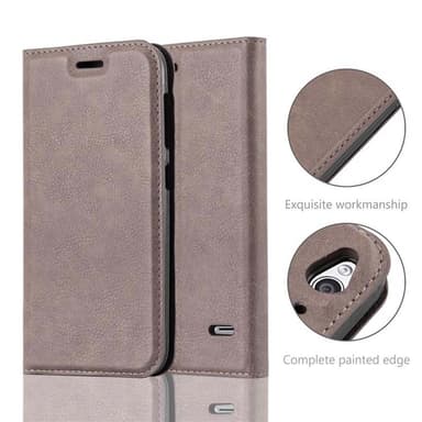 ZTE Blade S6 Suojakuori Lompakkokotelo (Ruskea)