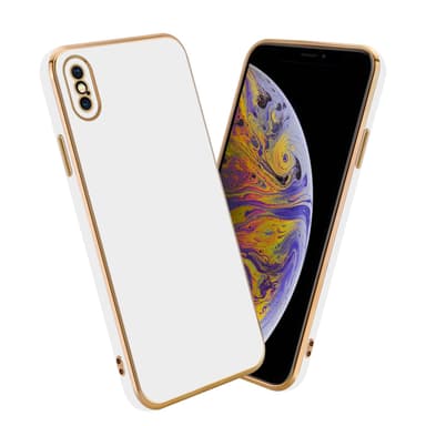 iPhone XS MAX Suojakuori Case Cover (Valkoinen)