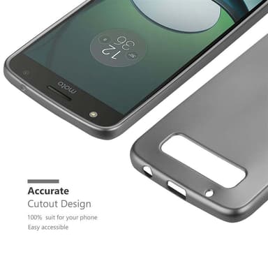 Motorola MOTO Z PLAY Suojakuori Kotelo (harmaa)