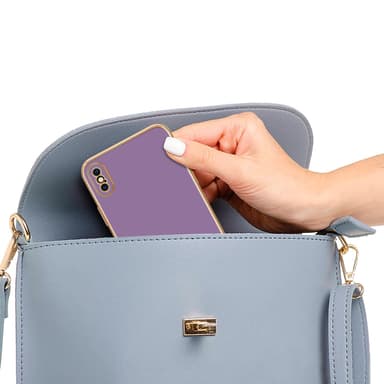 iPhone X / XS Suojakuori Case Cover (Violetti)