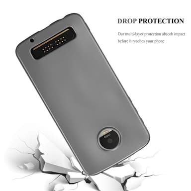 Motorola MOTO Z PLAY Suojakuori Kotelo (harmaa)