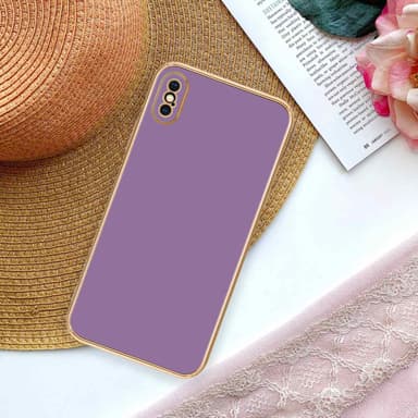 iPhone X / XS Suojakuori Case Cover (Violetti)
