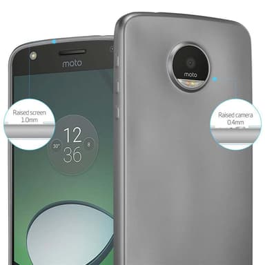 Motorola MOTO Z PLAY Suojakuori Kotelo (harmaa)