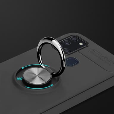 Samsung Galaxy A21s Suojakuori Kotelo (Musta)