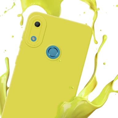 Huawei Y6 2019 Suojakuori Kotelo (Keltainen)
