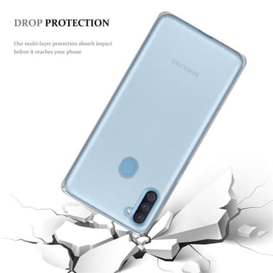 Samsung Galaxy A11 / M11 Suojakuori Kotelo (Läpinäkyvä)
