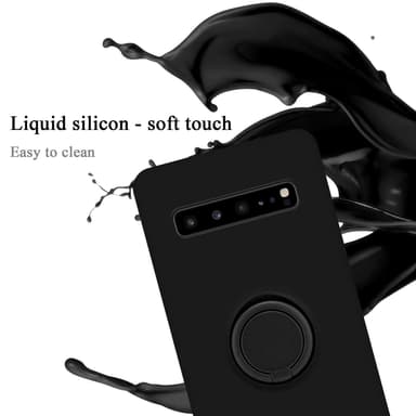 Samsung Galaxy S10 5G Suojakuori Kotelo (Musta)