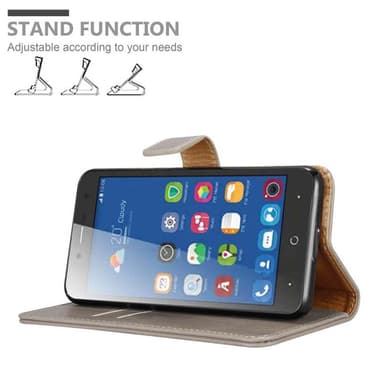ZTE Blade L7 Suojakuori Lompakkokotelo (Ruskea)