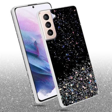 Samsung Galaxy S21 PLUS Suojakuori Kotelo (Musta)