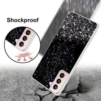 Samsung Galaxy S21 PLUS Suojakuori Kotelo (Musta)