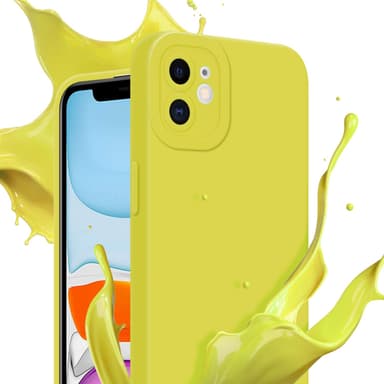 iPhone 12 Suojakuori Kotelo (Keltainen)
