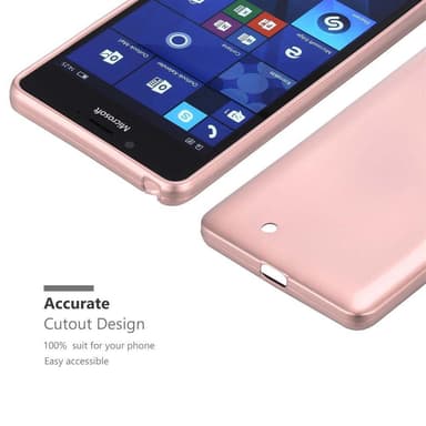 Nokia Lumia 950 Suojakuori Kotelo (Vaaleanpunainen)