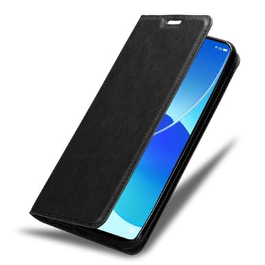 Oppo Reno6 5G Suojakuori Lompakkokotelo (Musta)