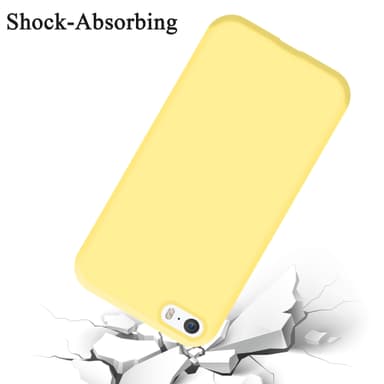 iPhone 5 / 5S / SE 2016 Suojakuori Kotelo (Keltainen)