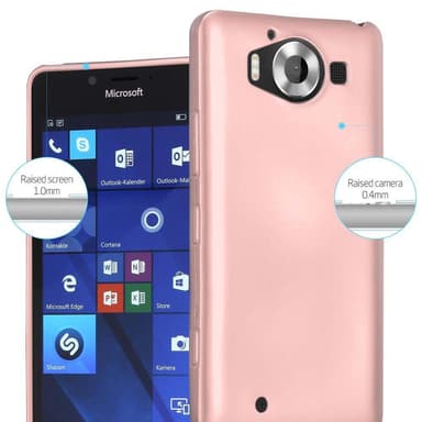 Nokia Lumia 950 Suojakuori Kotelo (Vaaleanpunainen)
