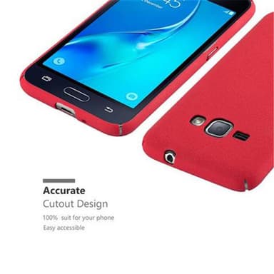 Samsung Galaxy J1 2016 Suojakuori Kotelo (Punainen)