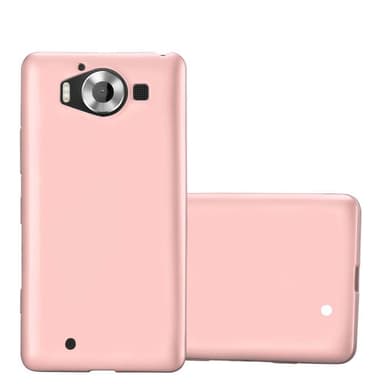 Nokia Lumia 950 Suojakuori Kotelo (Vaaleanpunainen)