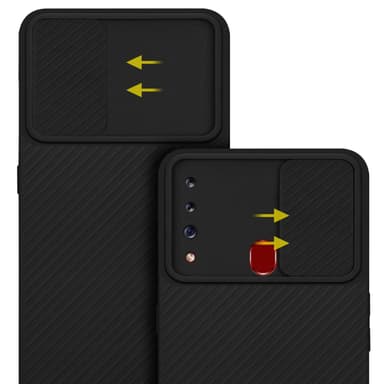 Samsung Galaxy A20s Suojakuori Kotelo (Musta)