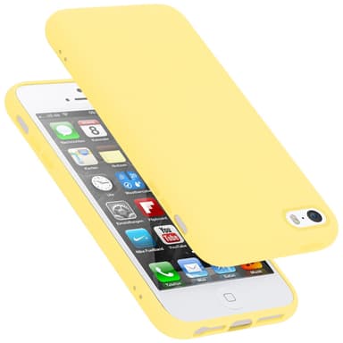 iPhone 5 / 5S / SE 2016 Suojakuori Kotelo (Keltainen)