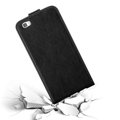 Huawei P8 LITE 2015 Suojakuori Lompakkokotelo (Musta)
