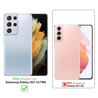 Samsung Galaxy S21 ULTRA Suojakuori Kotelo (Musta)