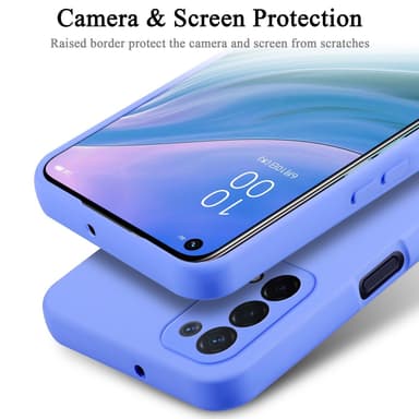 OPPO A54 5G / A74 5G Suojakuori Kotelo (Violetti)