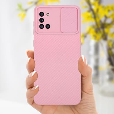 Samsung Galaxy A31 Suojakuori Kotelo (Vaaleanpunainen)