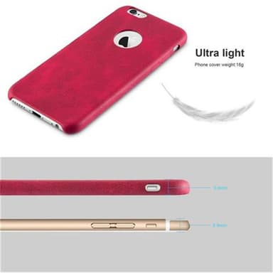 iPhone 6 / 6S Suojakuori Case Kotelo (Punainen)