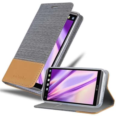 LG V20 Suojakuori Lompakkokotelo (harmaa)