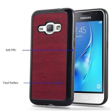 Samsung Galaxy J1 2016 Suojakuori Kotelo (Punainen)