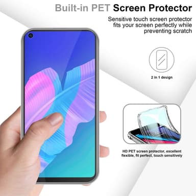 Huawei P40 LITE E Suojakuori Cover (Läpinäkyvä)