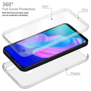 Huawei P40 LITE E Suojakuori Cover (Läpinäkyvä)
