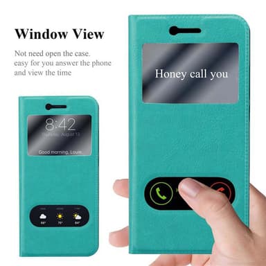 Lompakkokotelo Huawei P10 PLUS Case (Turkoosi)