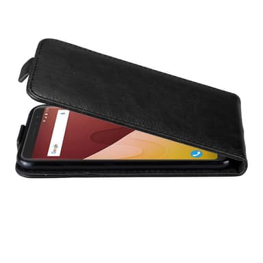 WIKO VIEW PRIME Suojakuori Lompakkokotelo (Musta)